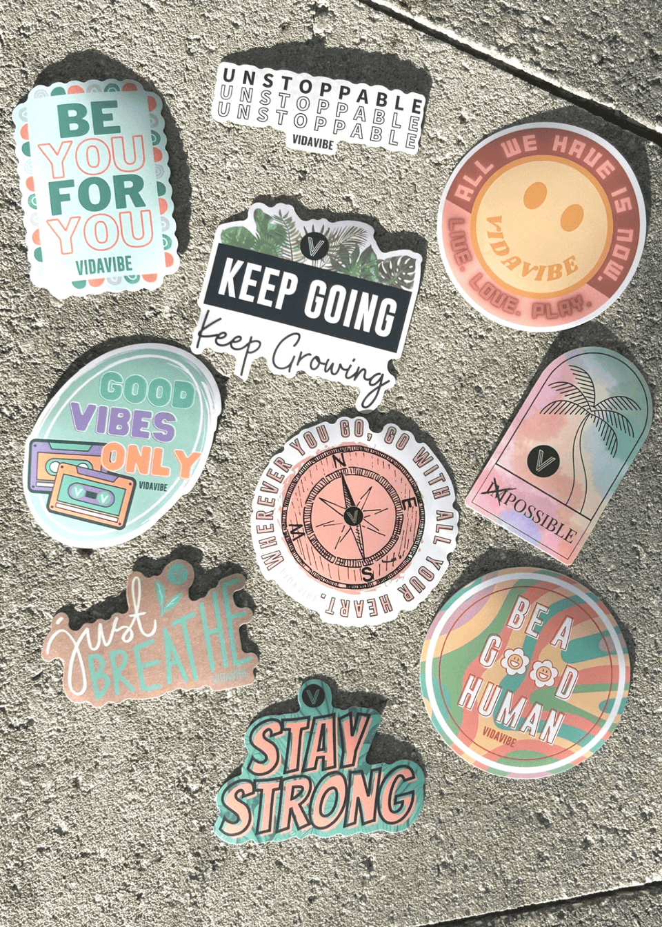 Inspirational Sticker 10 Pack